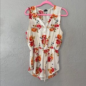 Rue21 Floral Print Sleeveless Top